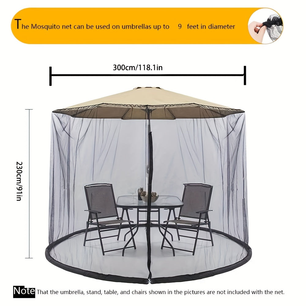 Outdoor Screen Hanging Tent Mosquito Net For Patio Umbrella