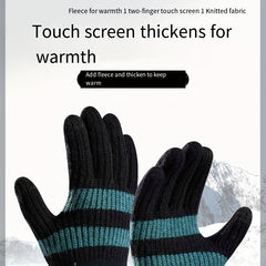 Men's Thick Fleece Winter Cycling Gloves