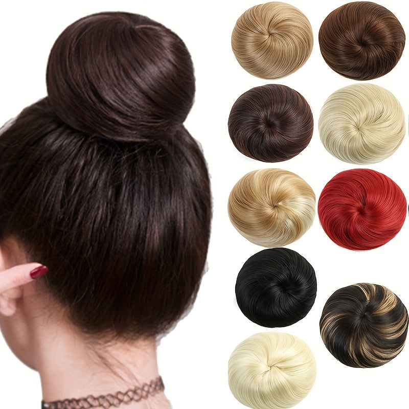 Vintage Ball Head Wig Silk Elastic Rope Curly Hair Headdress