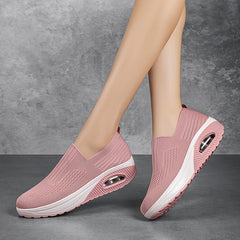 Comfortable Shock Absorption Slip On Loafers Shoes Lightweight Walking Sneakers
