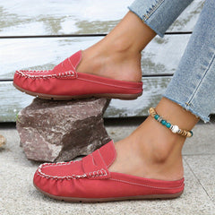 Women's Casual Slip On Sandals Stitching Detail Lightweight Shoes
