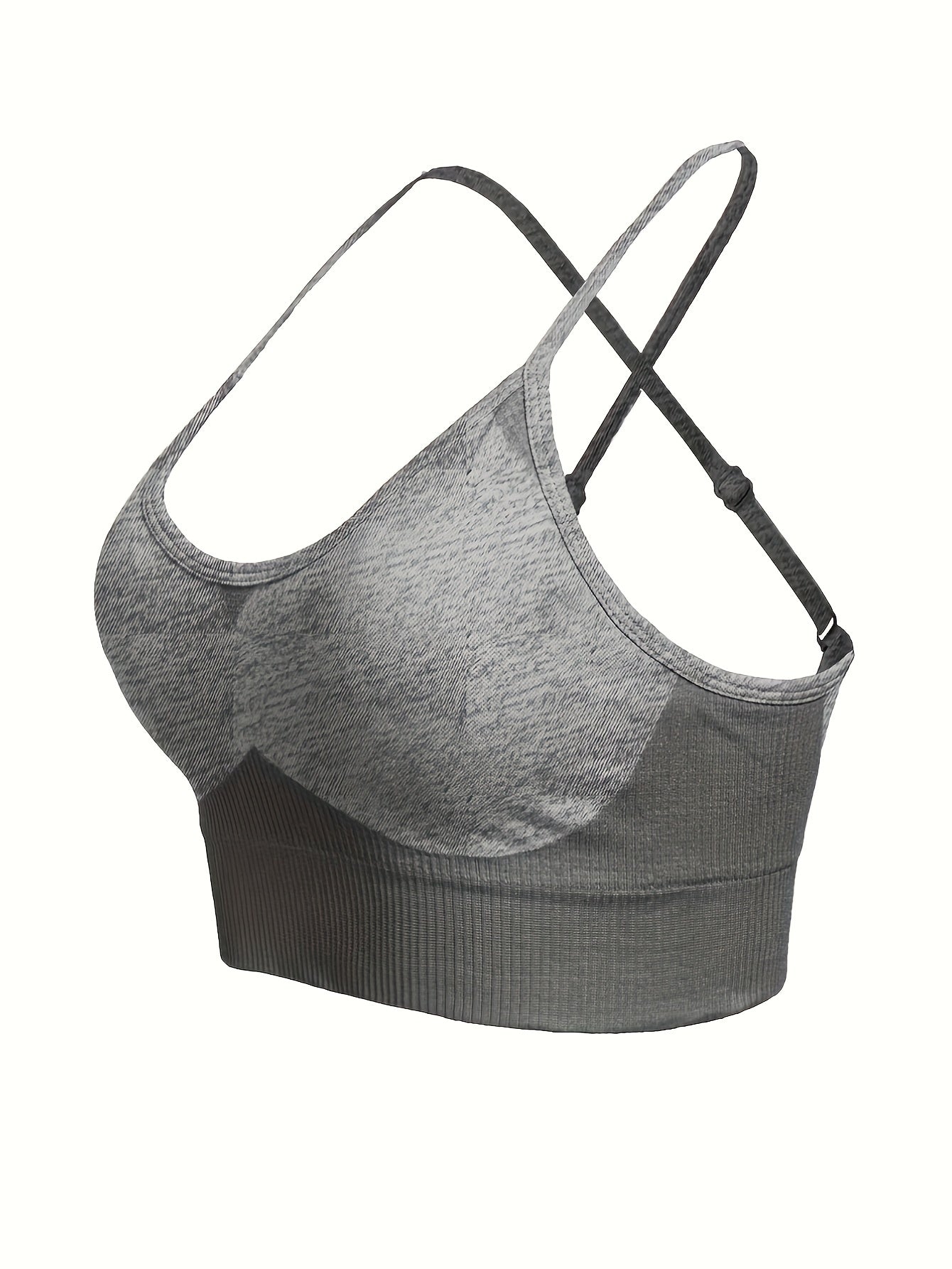 Criss Cross Back Sports Bra Breathable Fitness Workout Bra Women's Lingerie
