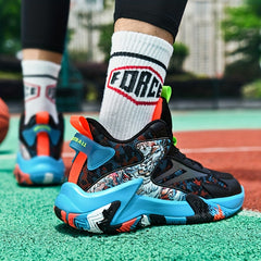 Men's Breathable Mesh Running Shoes Basketball Sneakers