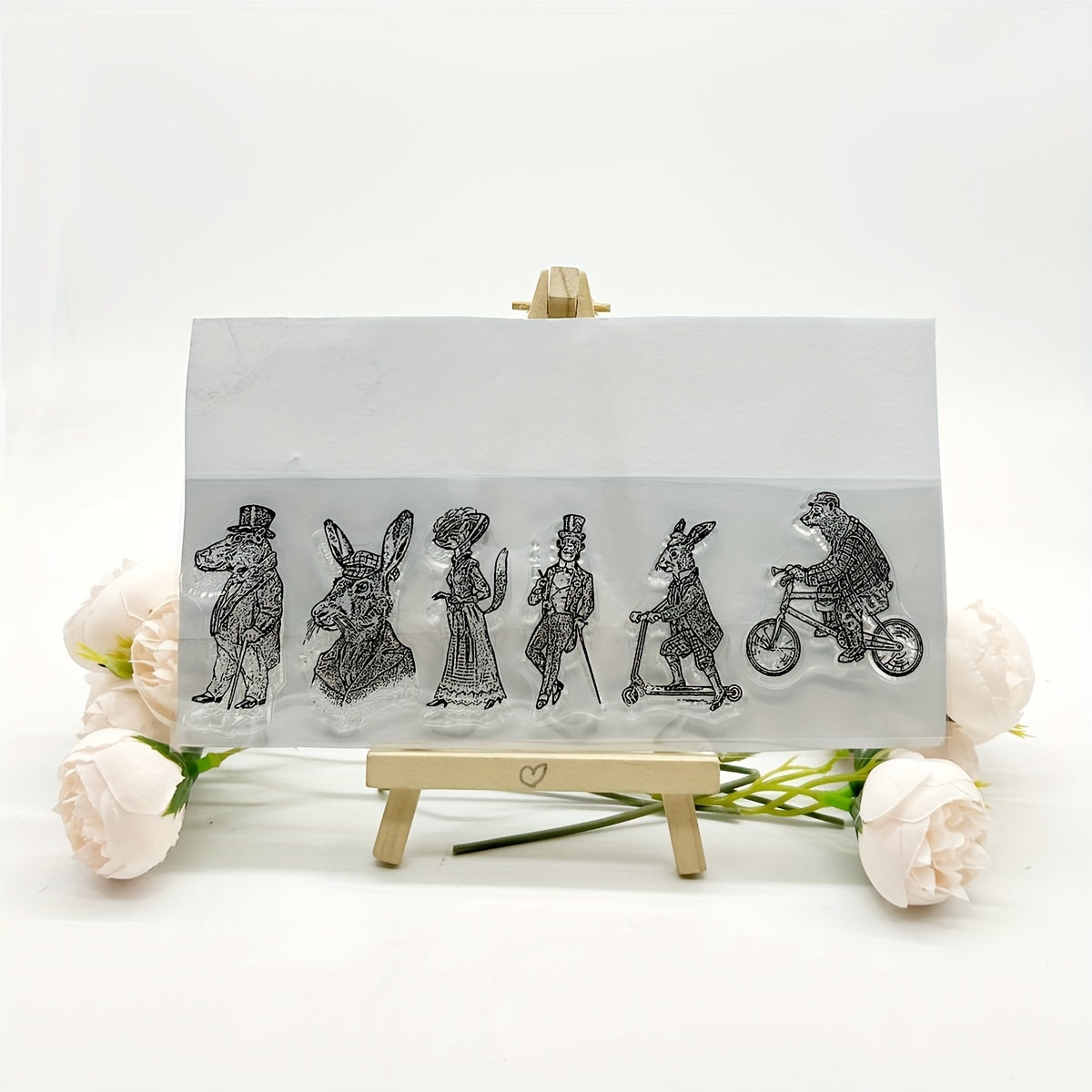 1pc Animal Stamp Painting Tool DIY Scrapbooking Decoration Silicone Seal