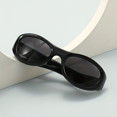 Wrap Around Sports Sunglasses For Women Men Futuristic UV400 Sun Shades