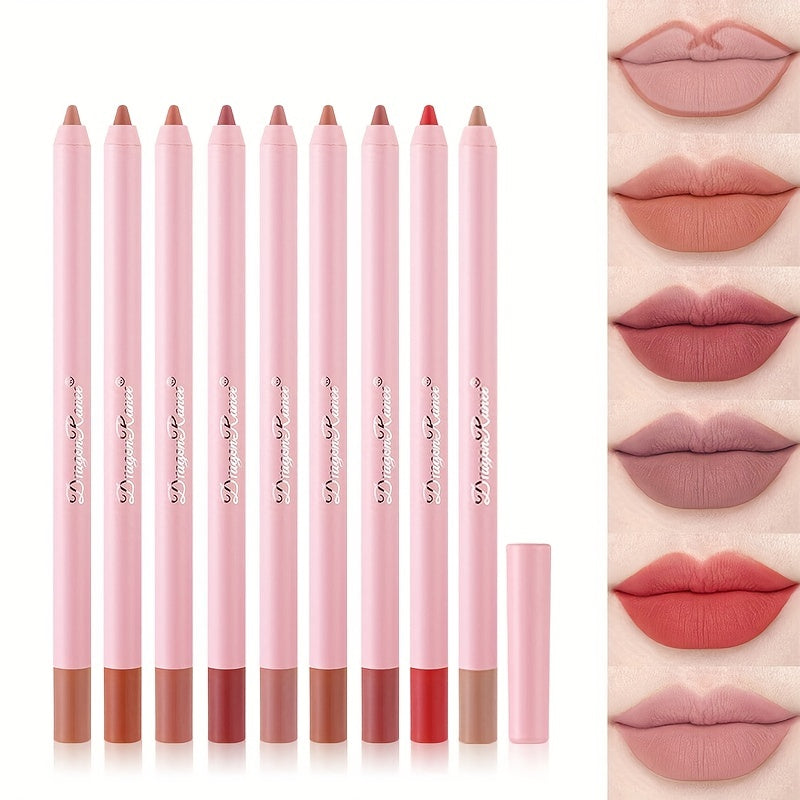 12 Matte Long lasting Lipstick Pen Waterproof Non fading Lipliner Soft Texture