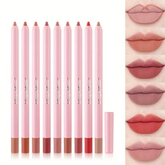 12 Matte Long lasting Lipstick Pen Waterproof Non fading Lipliner Soft Texture