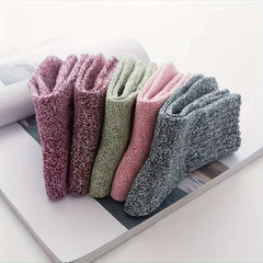 5 Pairs Women's Thick Soft Winter Socks