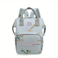 Printed Backpack Mommy Bag Large Capacity Diaper Bag