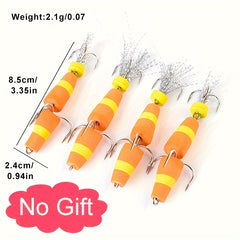 FTK 4PCS Soft Bass Lure 2.1g 3.14inch