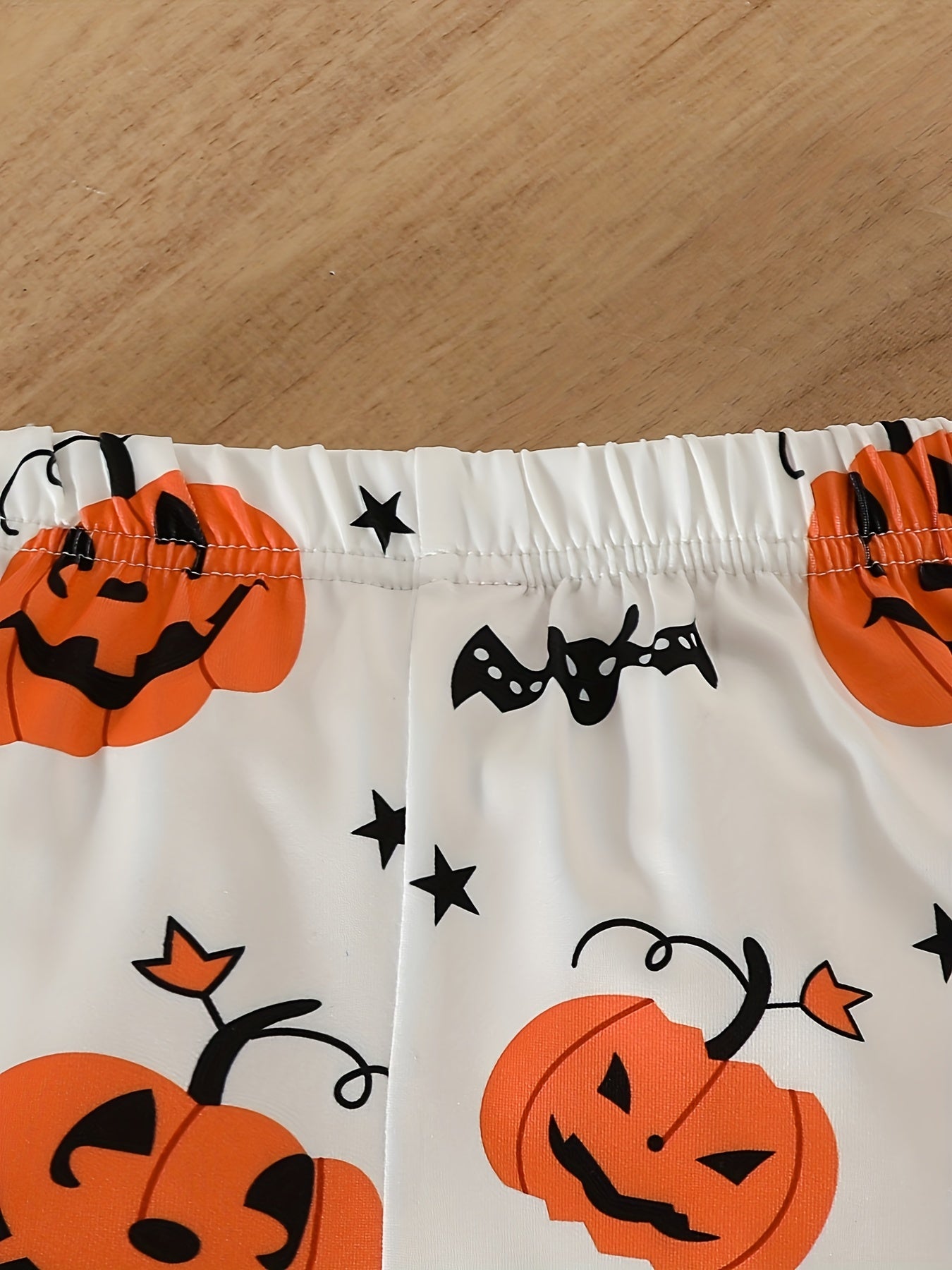 Baby Boy Pumpkin Print Halloween 2pcs Set