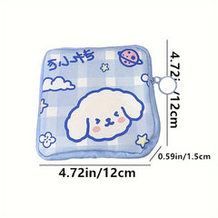 Portable Cartoon Sanitary Bag for Cosmetics Storage