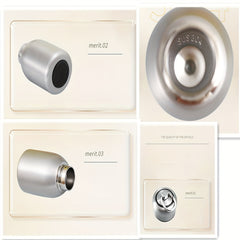 300ml Stainless Steel Vacuum Cup with Carrying Ring