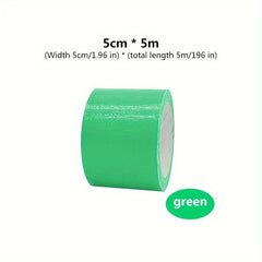 Green Tarpaulin Repair Tape Single Sided Cloth Base Strong and High Adhesive