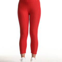 Honeycomb Butt Lifting High Waist Yoga Leggings