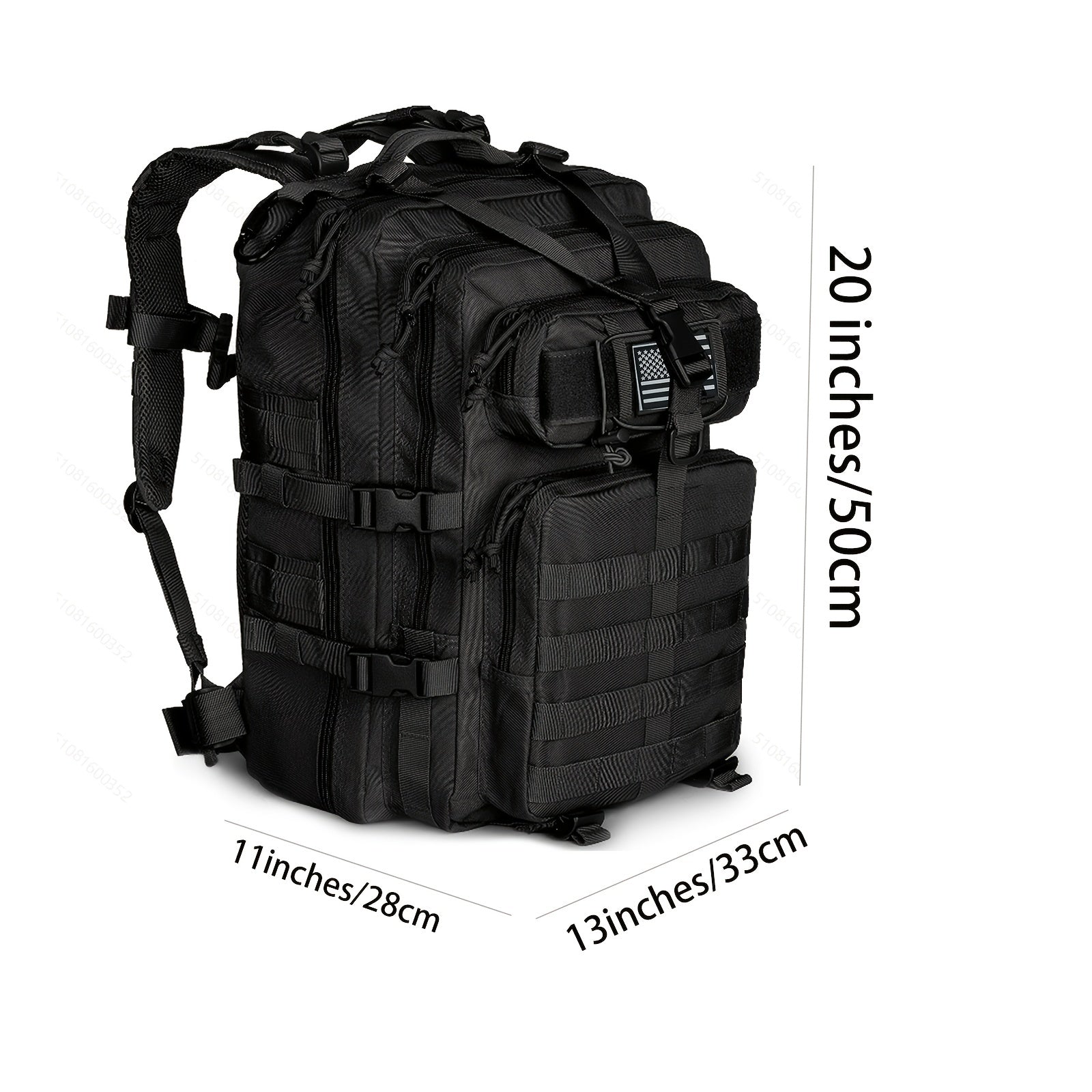 Outdoor Tactical Backpack 45L Nylon Sports Bag
