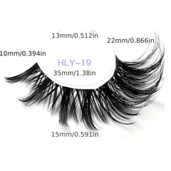 7 Pairs Fox Eye Lashes Little Devil Style Natural Volume