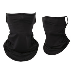 Mesh Facemask Polyester Neck Solid Windproof Dustproof Fishing Sunscreen