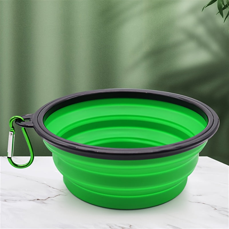 Outdoor Folding Bowl Car Folding Bowl Slow Food Bowl Portable Water Cup Pet