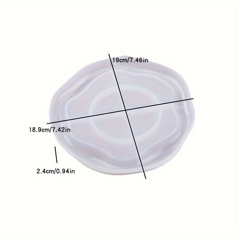 Resin Tray Molds Oval Round Silicone Mold for Concrete