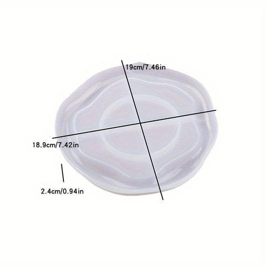 Resin Tray Molds Oval Round Silicone Mold for Concrete