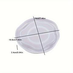 Resin Tray Molds Oval Round Silicone Mold for Concrete