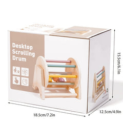 Wooden Rolling Drums Puzzle Spherical Music Toy