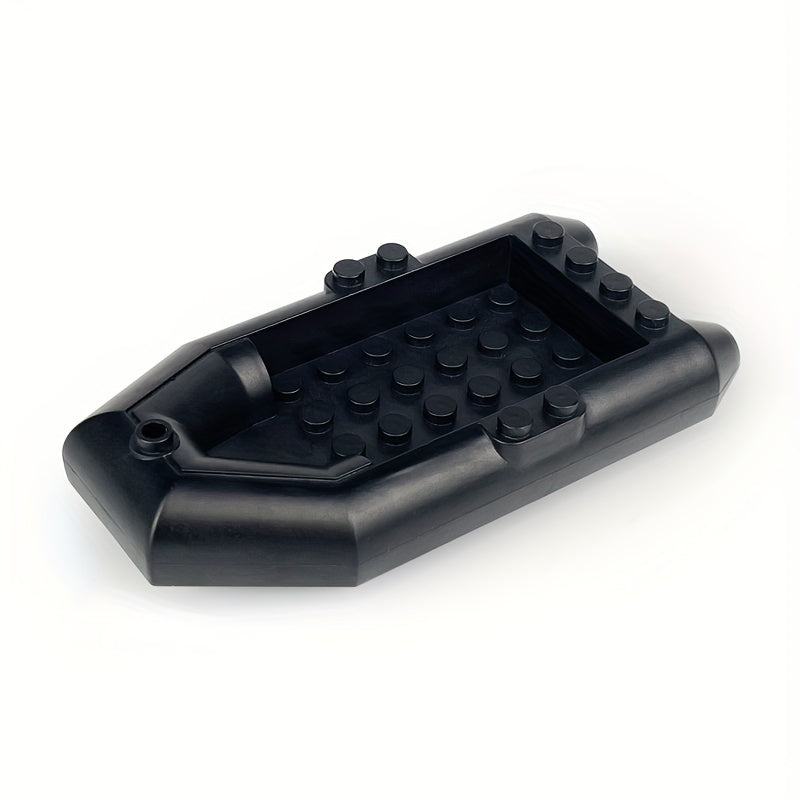 1pc Building Block Boat Model Spare Parts Toys Rubber Boat Toys
