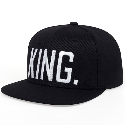 Men's Outdoor Baseball Cap Casual Hat KING Embroidery Hip Hop Hat