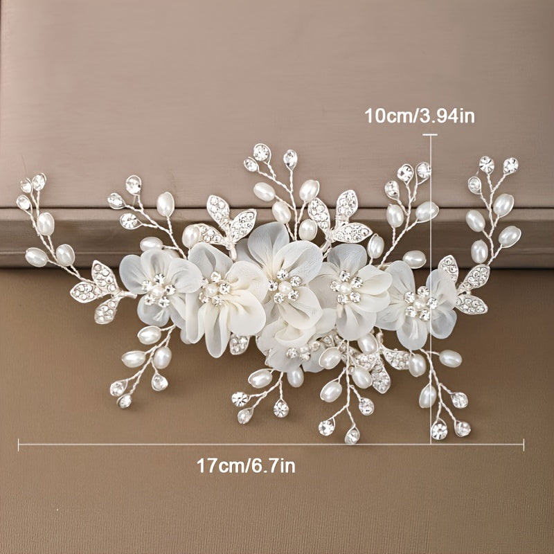 Pearl Wedding Hair Comb Bridal Hair Accessory