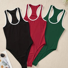 Ribbed Knit Cami Bodysuit 3 Pack