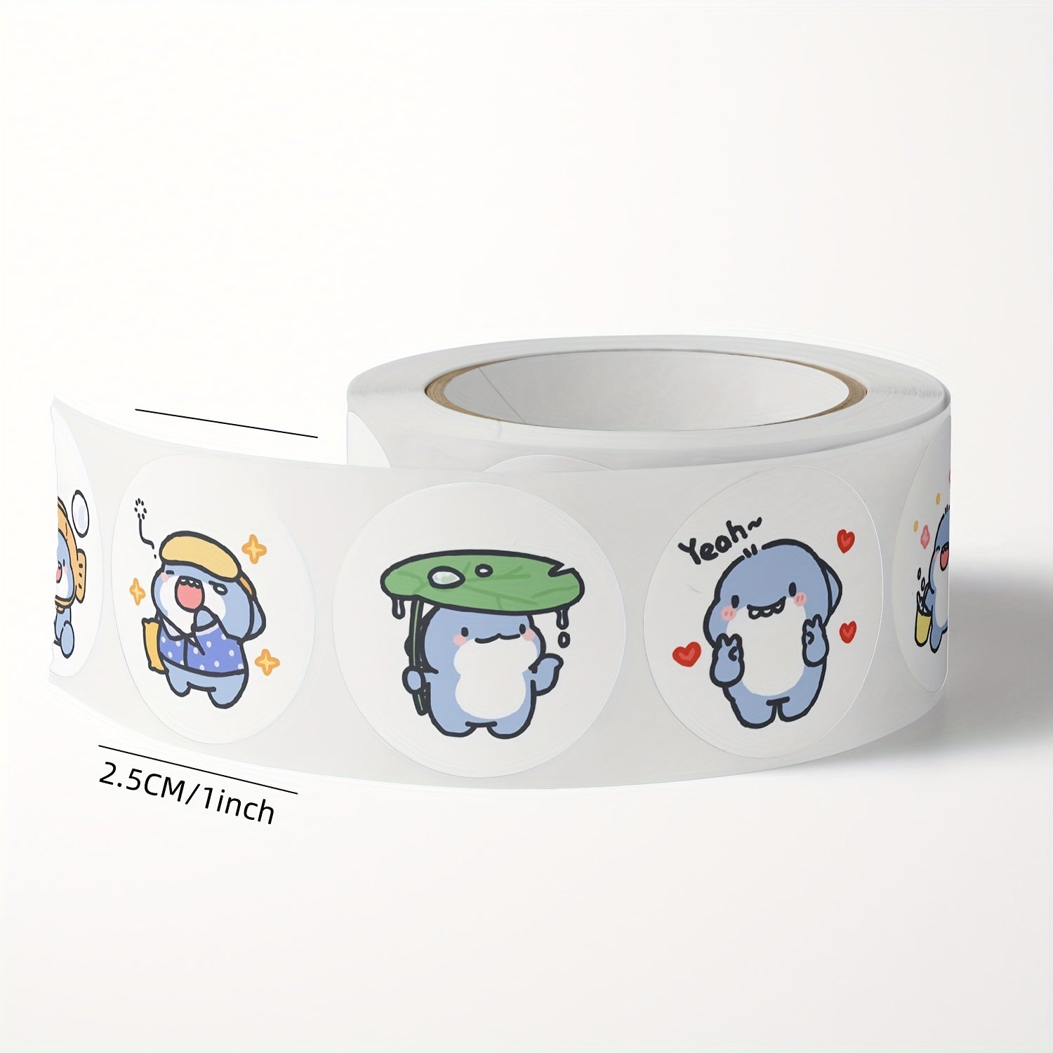 500pcs Milk Dragon Rewards Stickers Encouragement Labels
