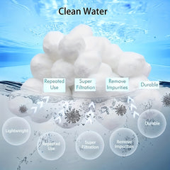 Eco-Friendly Pool Filter Ball 7.05oz - Swimming Pool Aquarium Filter