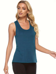 Breathable Sports Vest Quick Dry Running Top Women's Activewear
