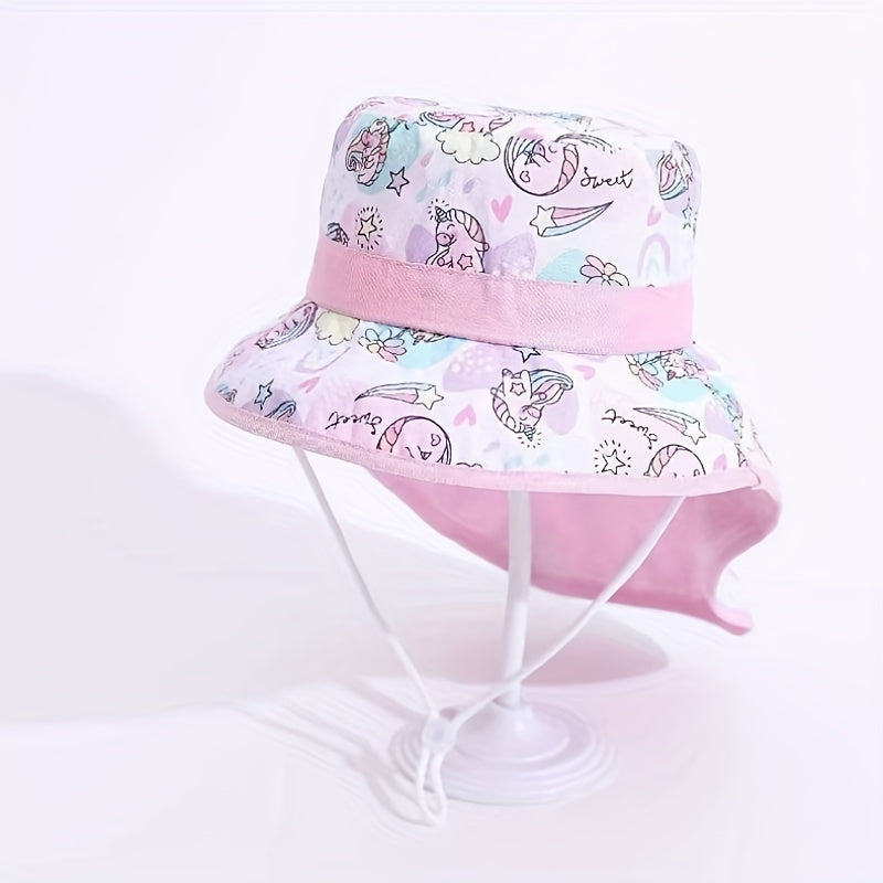 Kids Cartoon Fisherman Hat Sunshade Hat For Boys And Girls