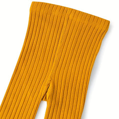 Girls Baby Kids Khaki Velvet Leggings Pants Ribbed Warm Cotton