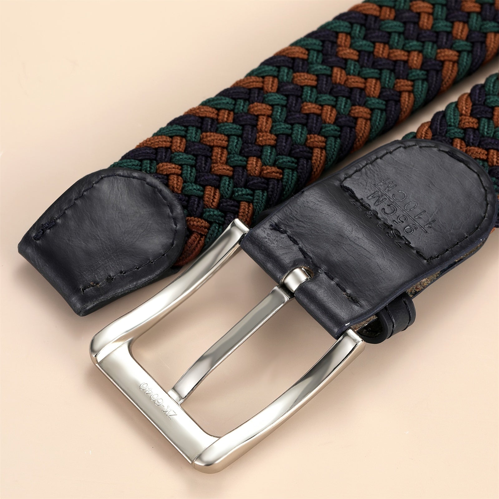 Men's Multicolor Polyester Waist Belt for Business Occasions