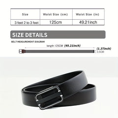 Men's Retro Leather Belt Business Belt Ideal for Daily Use