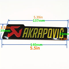Waterproof Motorcycle Exhaust Pipe Sticker Decoration