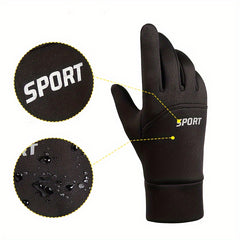Windproof Warm Cycling Gloves Waterproof Touch Screen Gloves