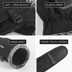 Winter Warm Gloves Non-slip Sports Waterproof Touch Screen Gloves