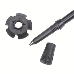 2pcs Telescopic Hiking Stick Lightweight Walking Pole