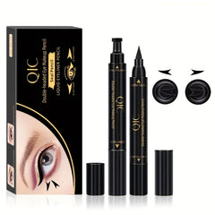 Waterproof Double Headed Eyeliner Pen for Left and Right Wings