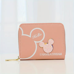 Children's Cartoon Zipper Coin Purse & Card Holder