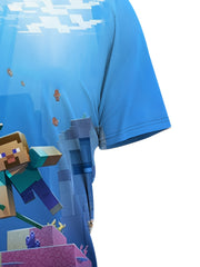 Deep Sea Pattern Kid's T shirt Cartoon Boy Print Short Sleeve Top