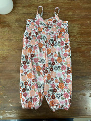Baby Girls Ethnic Printed Pleated Jumpsuit