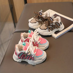 Girl's Chunky Shoes Soft Sole Non Slip Comfy Sneakers