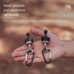 3pc Magnetic Hook Carabiner Keychain