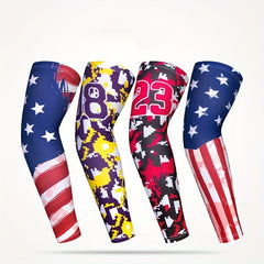 High Performance Compression Arm Sleeves for Sports - Youth & Adult Sizes