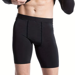 Men's Compression Running Shorts Activewear Stretch Sport Shorts Lightweight